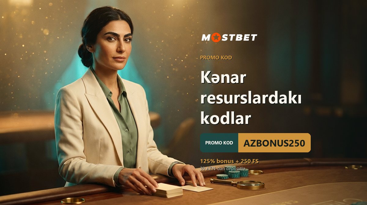 Kənar resurslardakı kodlar — Mostbet AZ